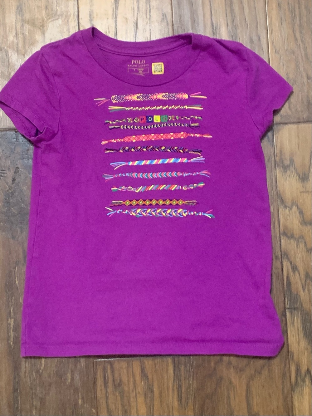 Polo by Ralph Lauren Girls' Purple Graphic Tee